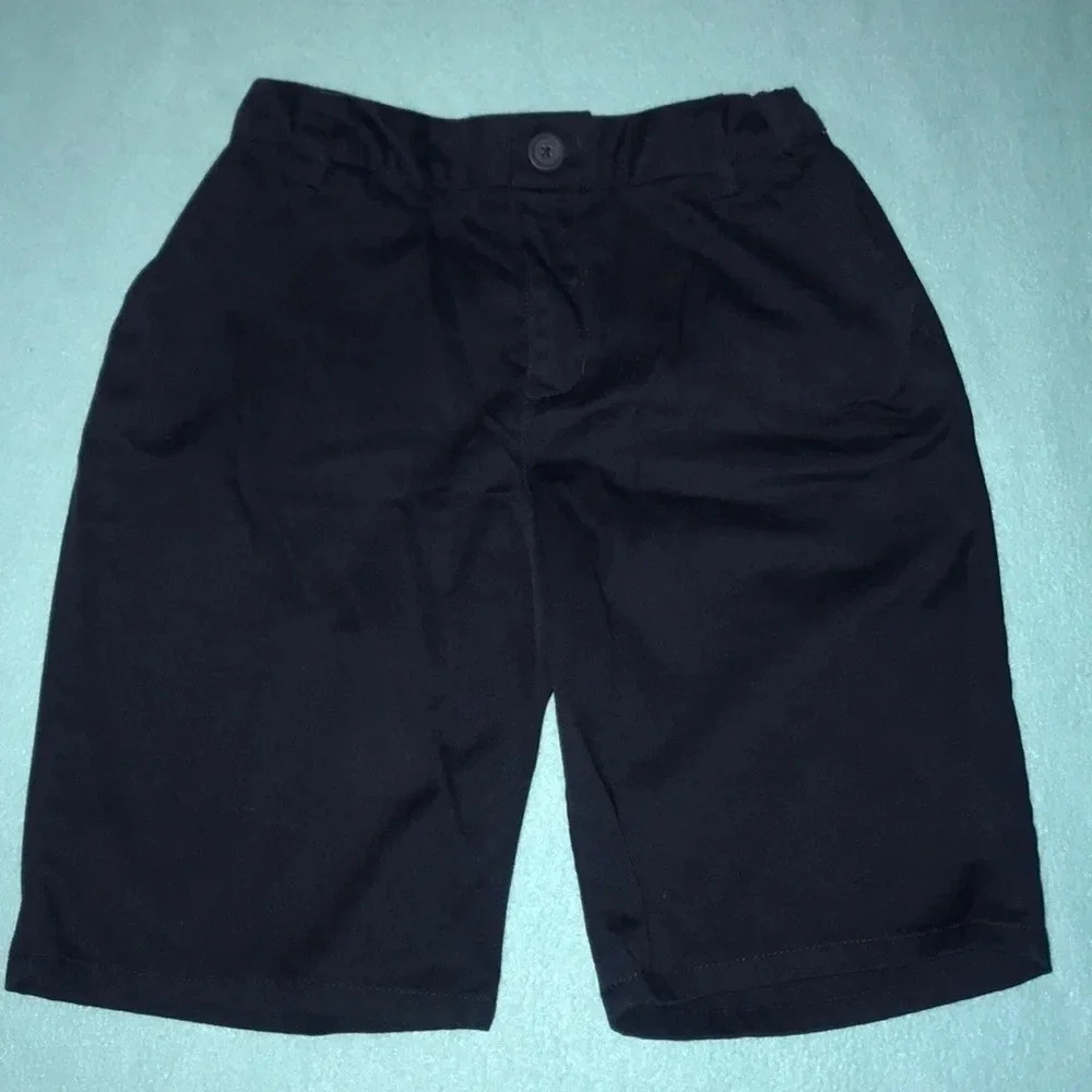 CHEROKEE school uniform shorts navy blue adjustable waistband NEW size 14+